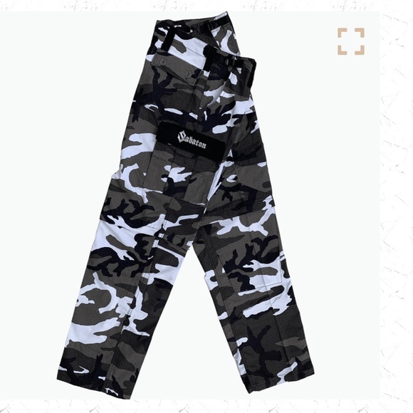 Sabaton Ripstop Camo Cargo Pants Heavy Metal - Picture 3 of 13